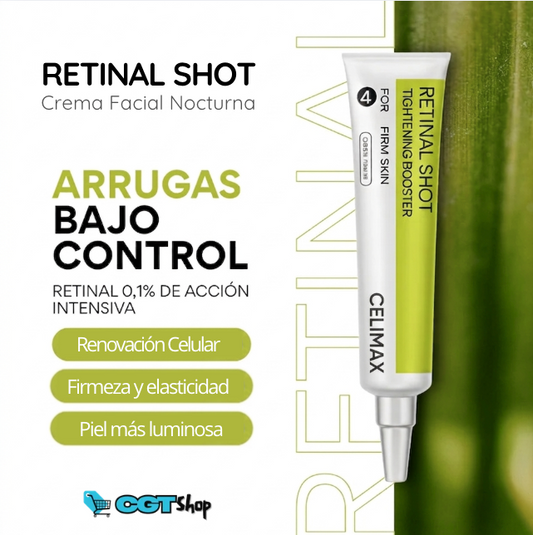 RETINAL SHOT, Crema Facial Antiarrugas Nocturna 🌙