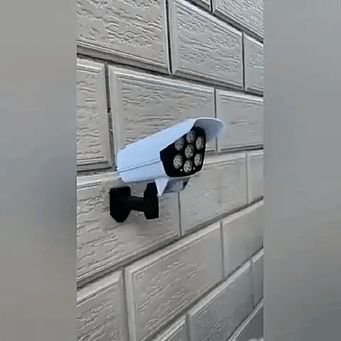 🎥 Foco Solar ☀️ Tipo Camara De Seguridad 👮🏻‍♂️